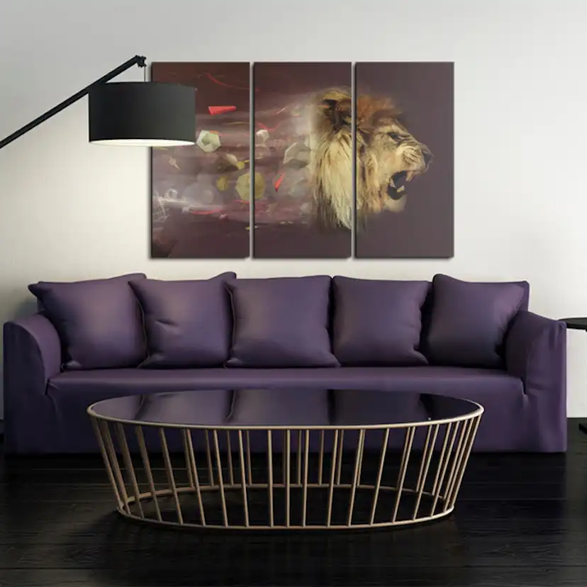 Tavla Arkiio Lejon Abstrakt