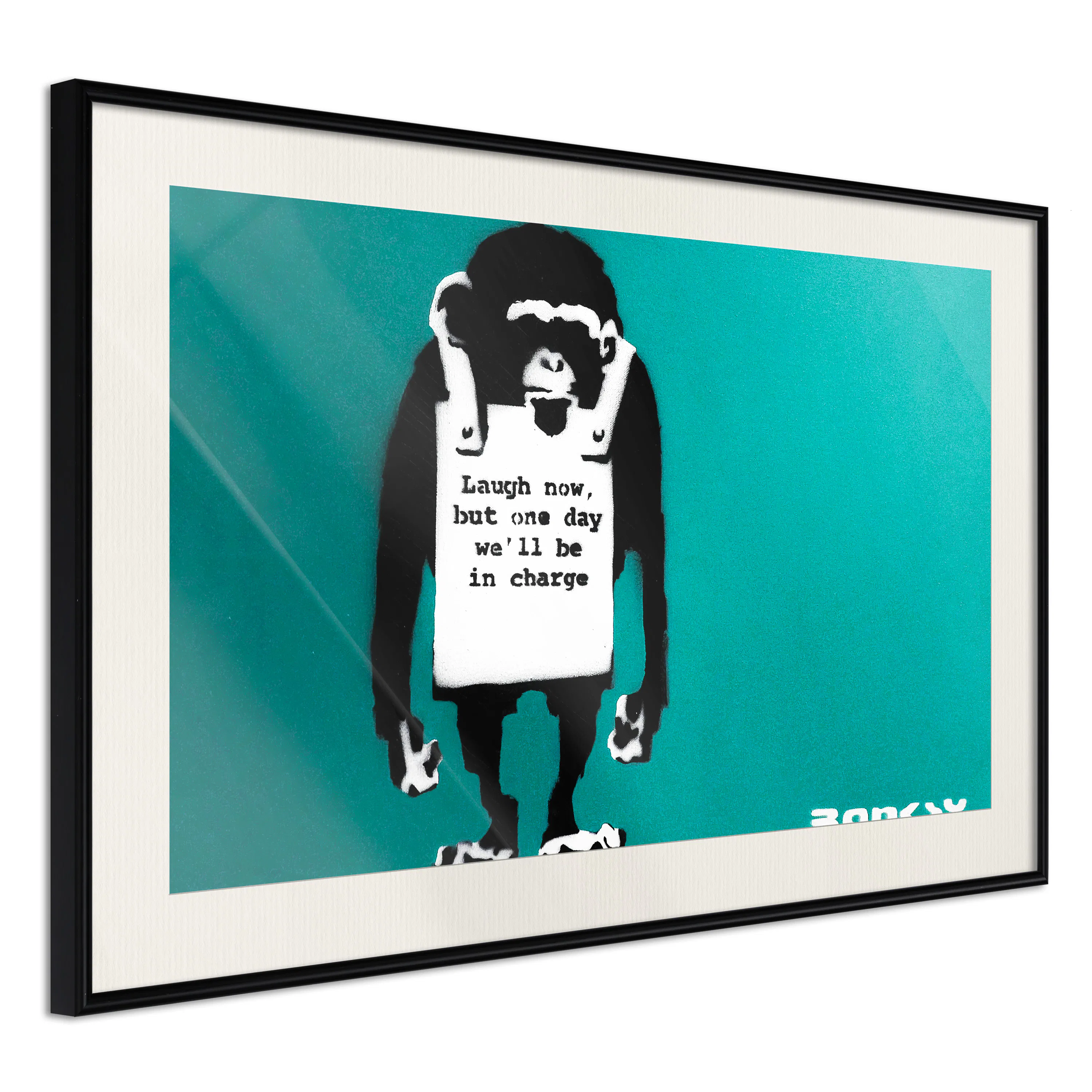 Poster Artgeist Affisch Angry Monkey