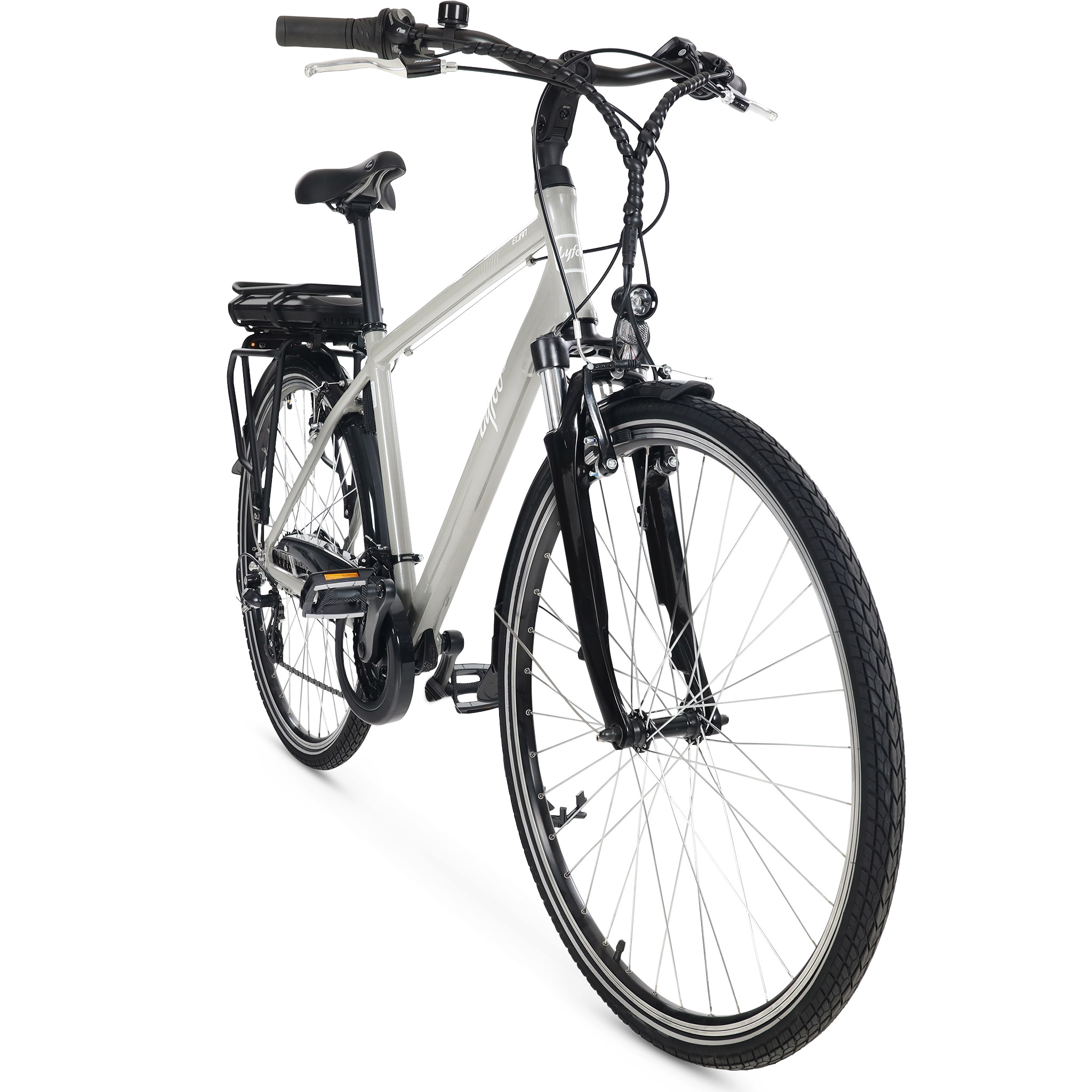 Elcykel Lyfco Herr 28" - Elian 10,4 Ah Silver