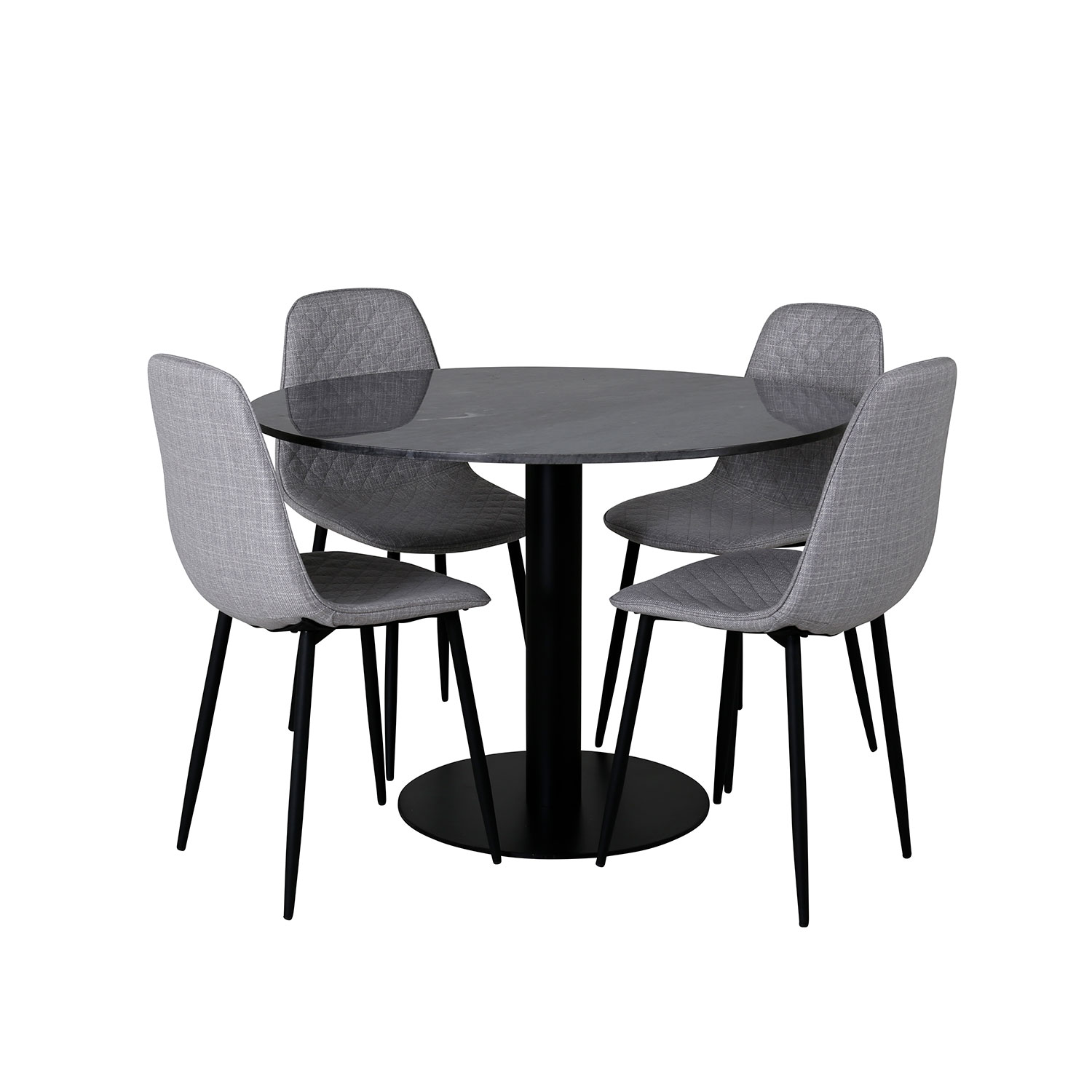 Matgrupp Venture Home Estelle med 4 Polar Diamond stolar