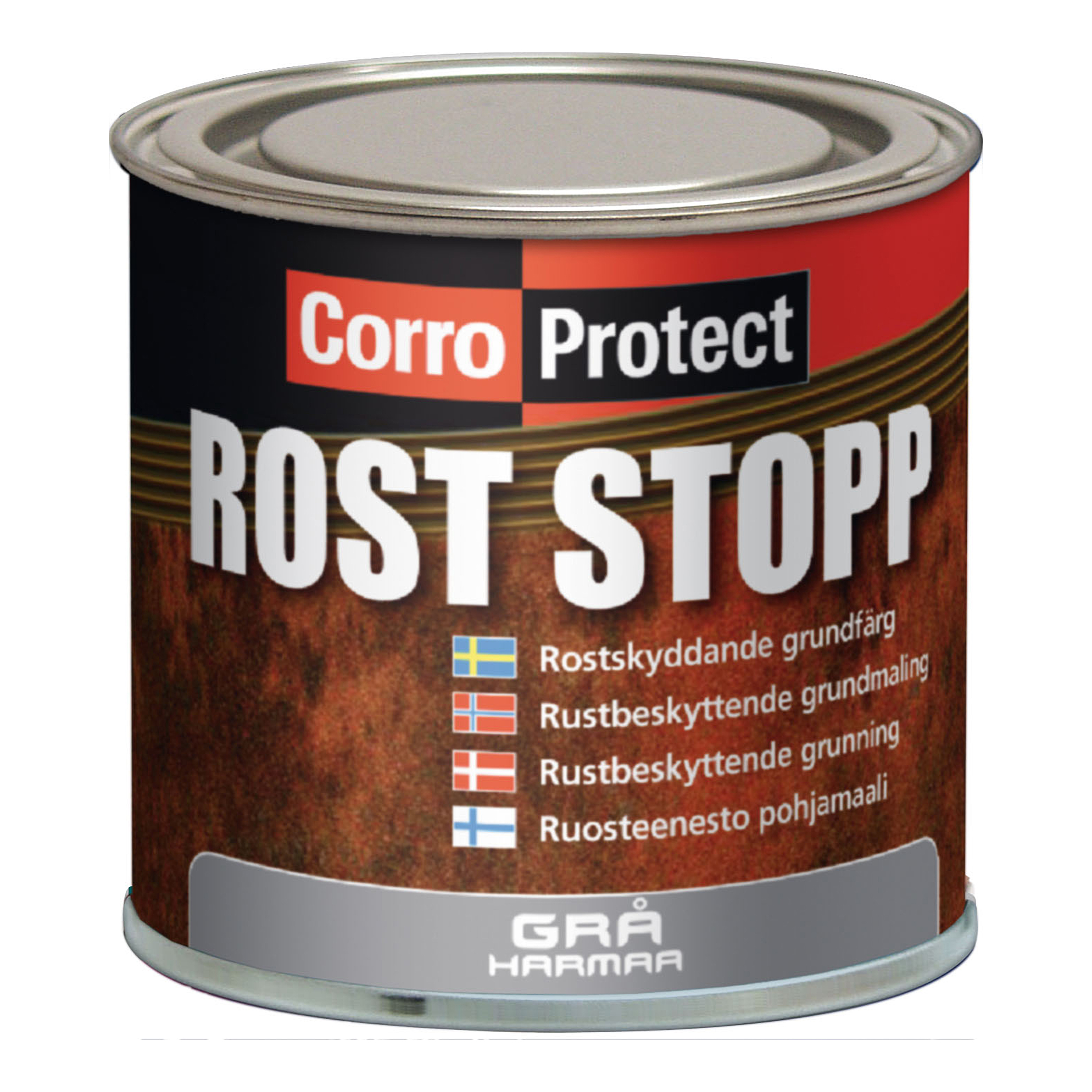 Grundfärg CorroProtect Rost-Stopp Grå