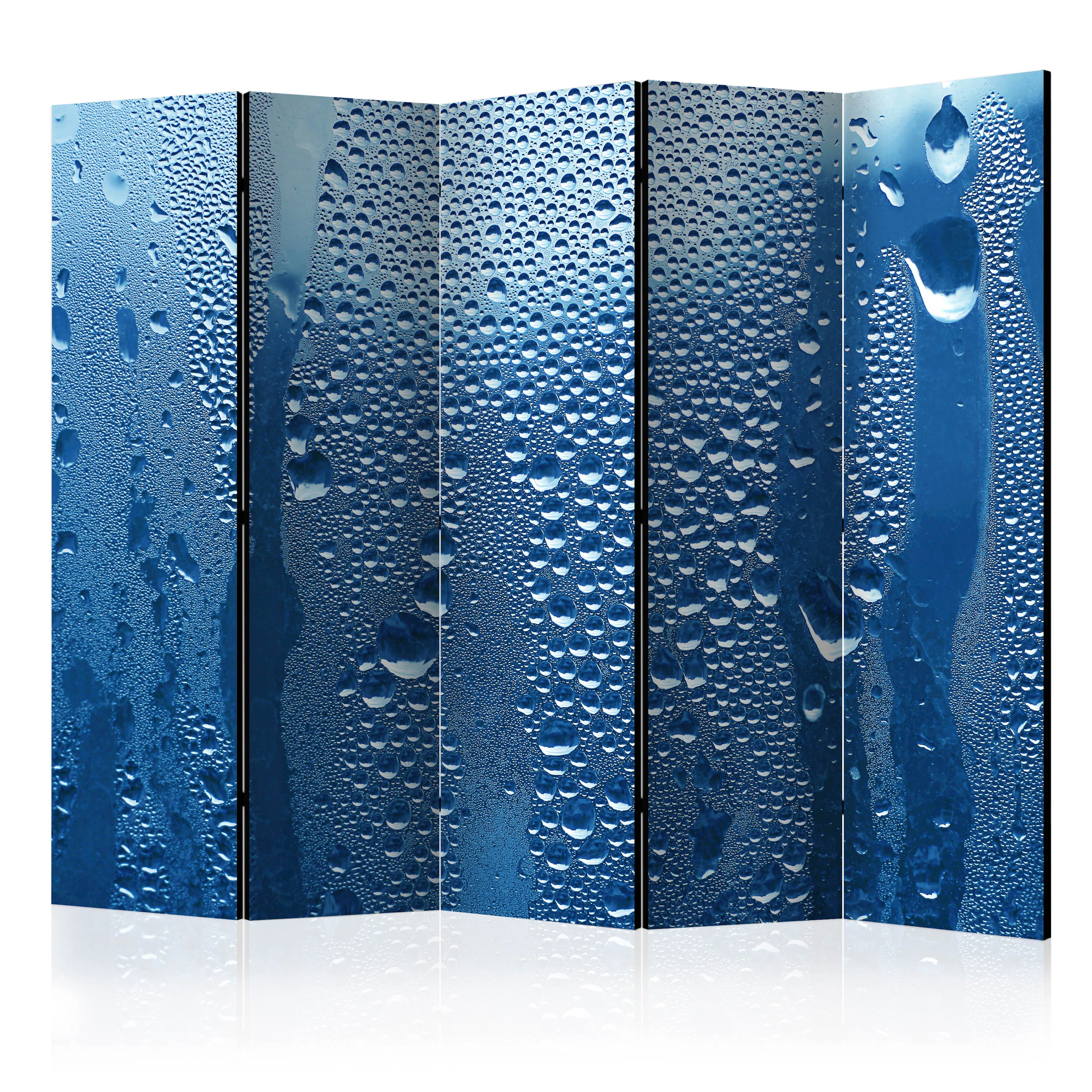 Rumsavdelare Arkiio Water Drops on Blue Glass II 225x172 cm
