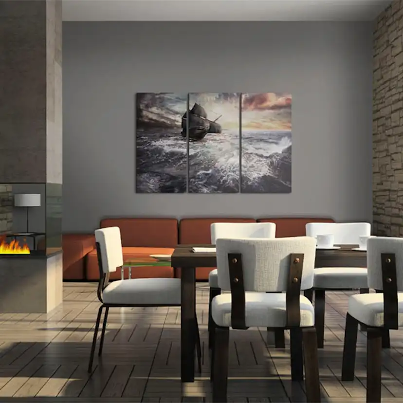 Tavla Arkiio Lonely Ship On A High Seas