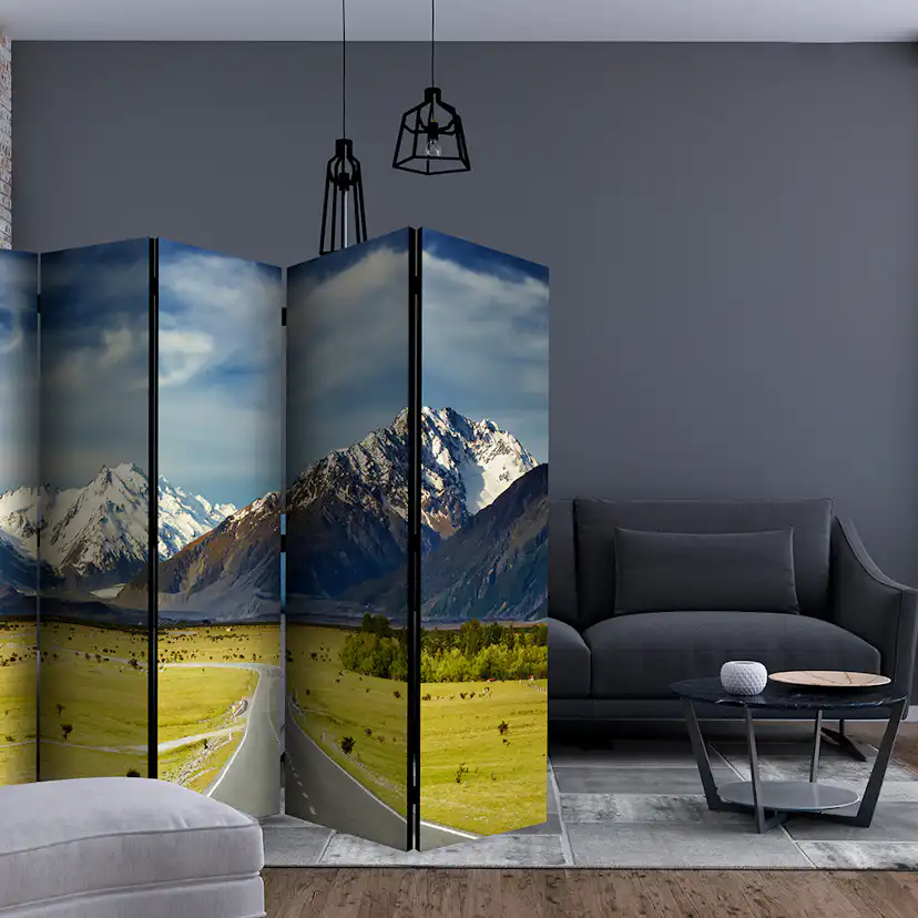 Rumsavdelare Skärmvägg Arkiio Southern Alps New Zealand II 225x172 cm