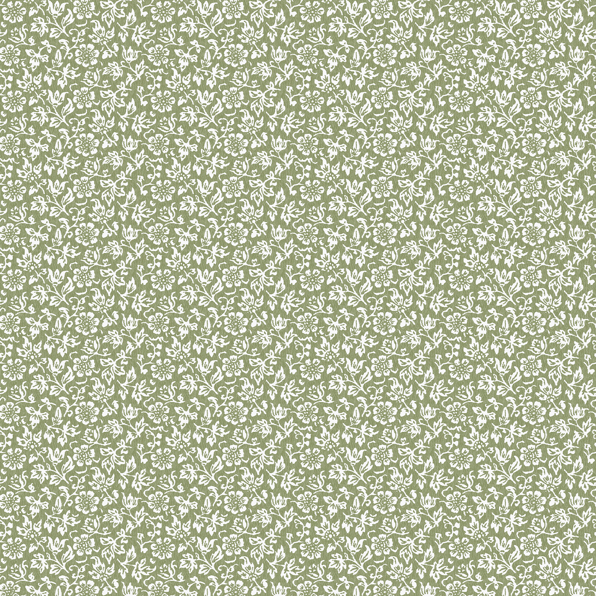 Tapet Laura Ashley Sweet Alyssum Moss Grön 121077