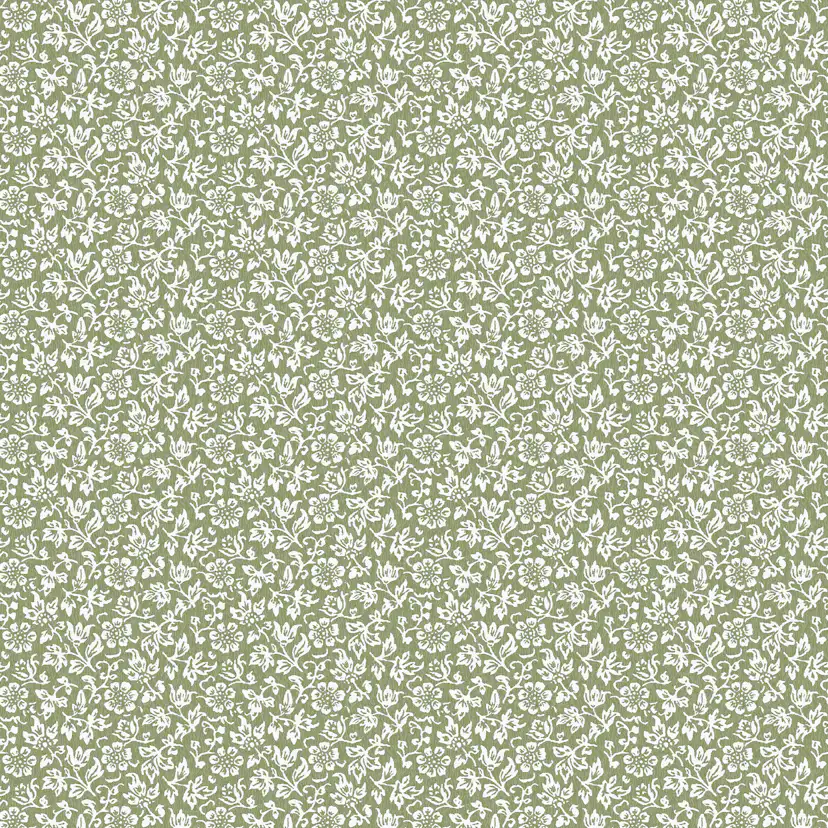 Tapet Laura Ashley Sweet Alyssum Moss Grön 121077