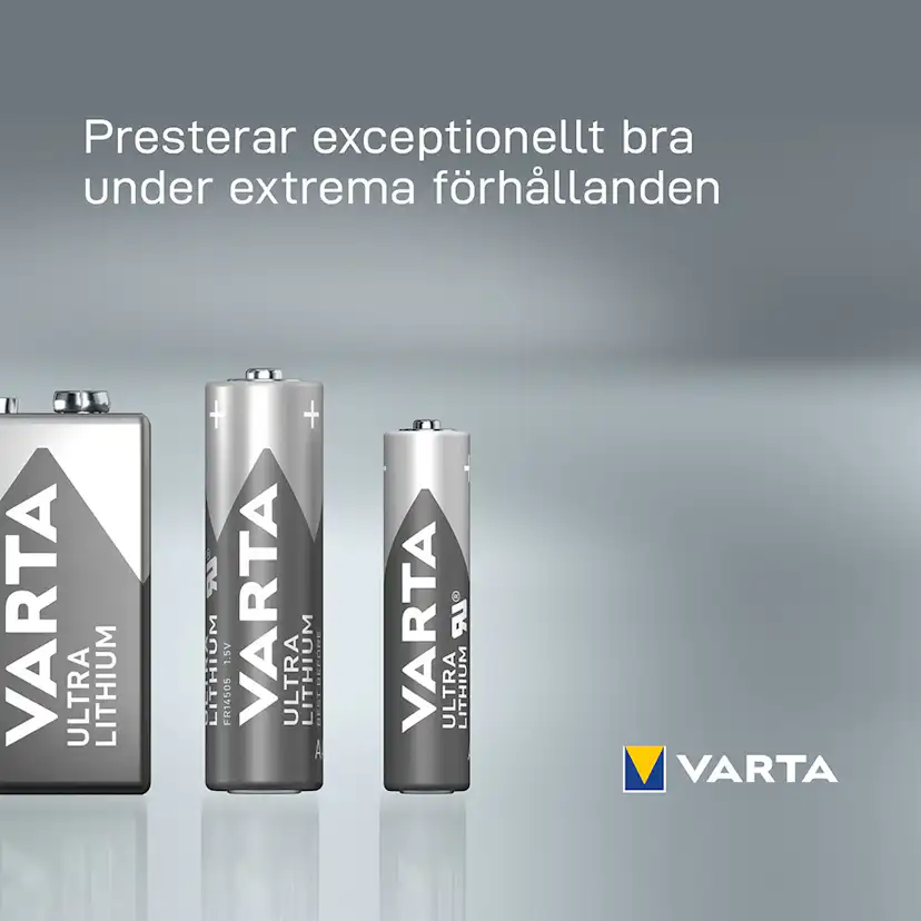 Batteri VARTA Ultra Litium LR03/AAA 4-Pack