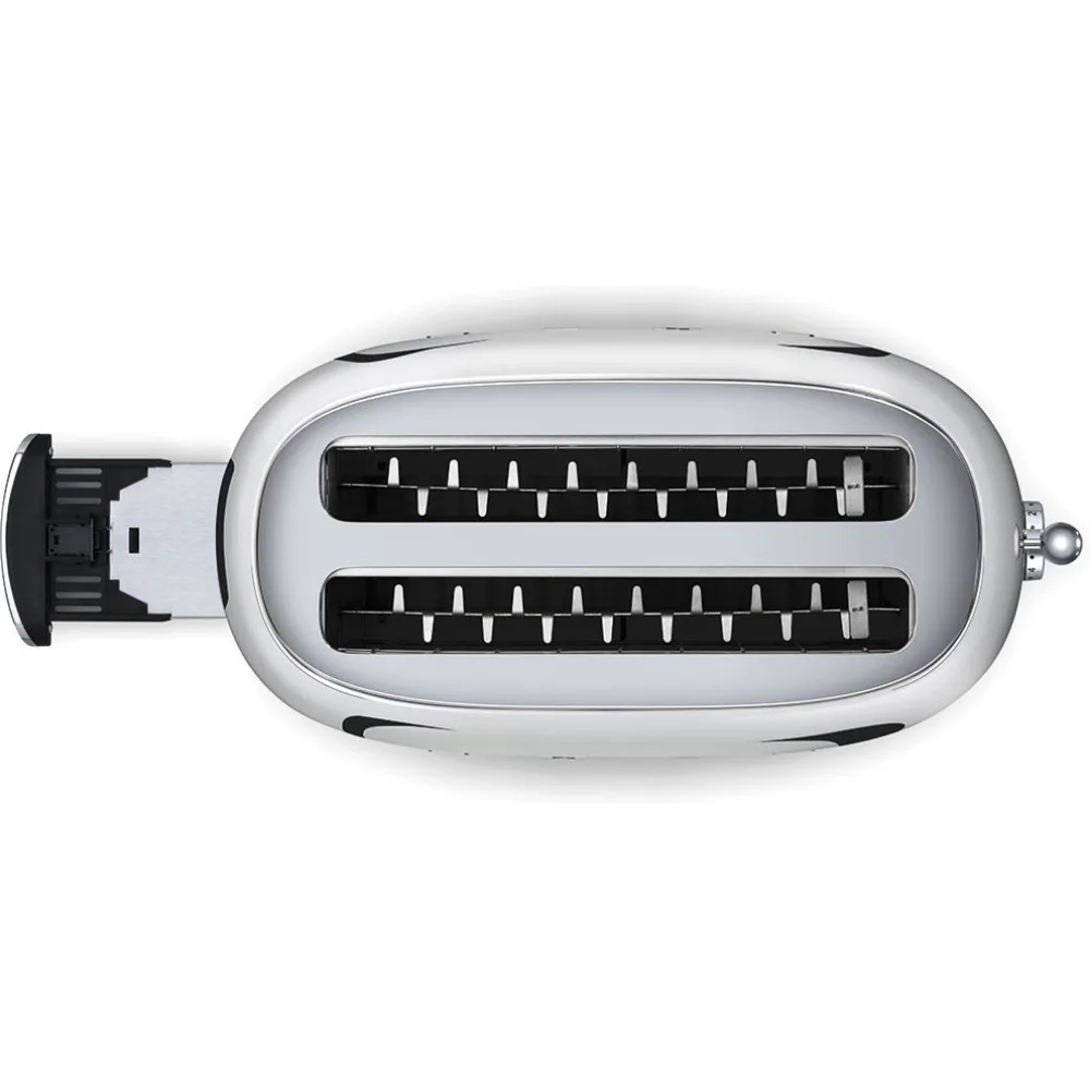 Brödrost Smeg TSF02SSEU Krom Retro med Extra Breda Fack