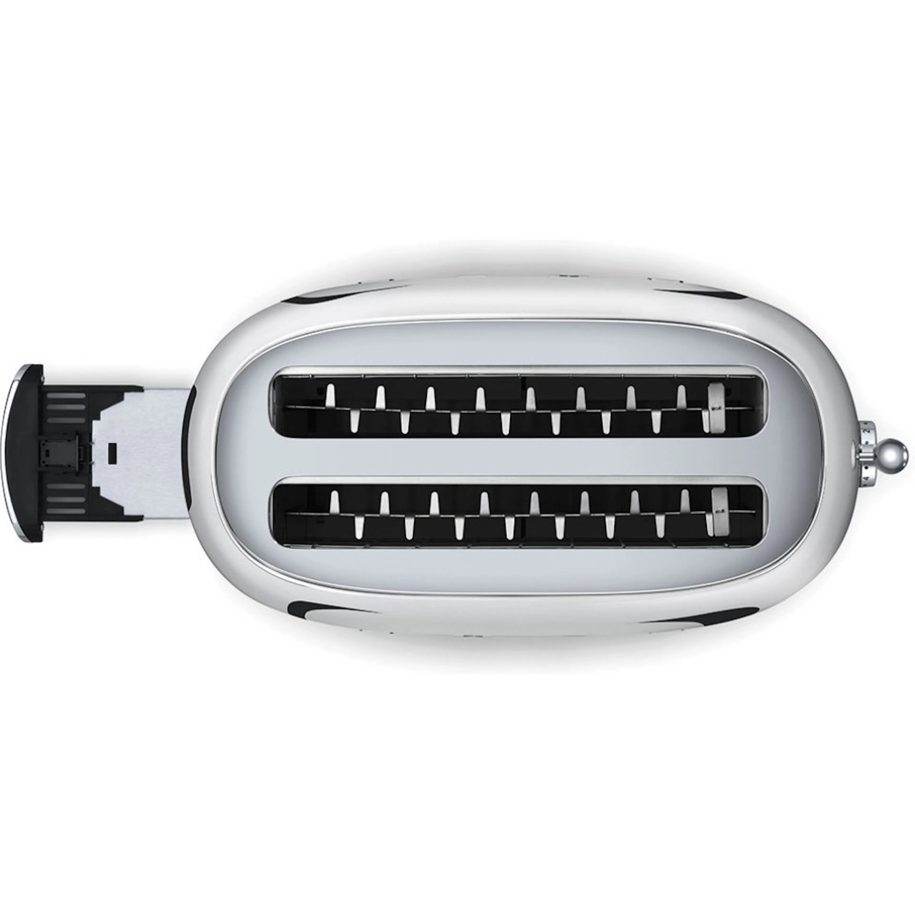 Brödrost Smeg TSF02SSEU Krom Retro med Extra Breda Fack