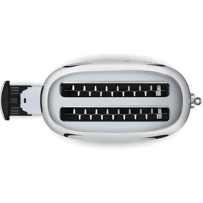 Brödrost Smeg TSF02SSEU Krom Retro med Extra Breda Fack