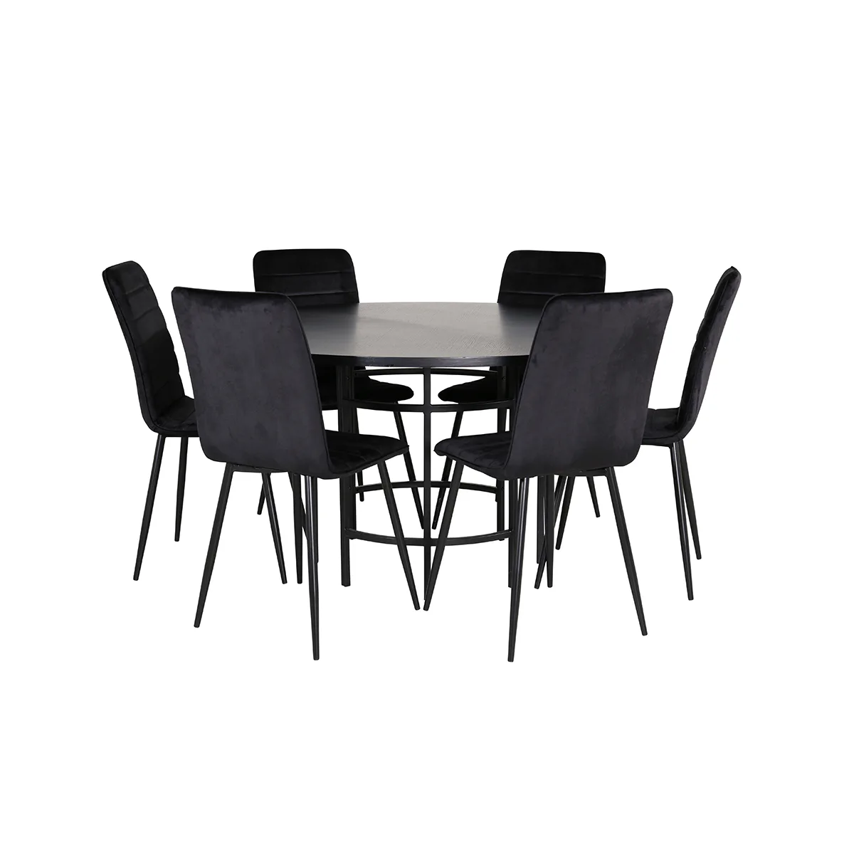 Matgrupp furniture/fashion Copenhagen Ø140 cm med 6 Windu Stolar