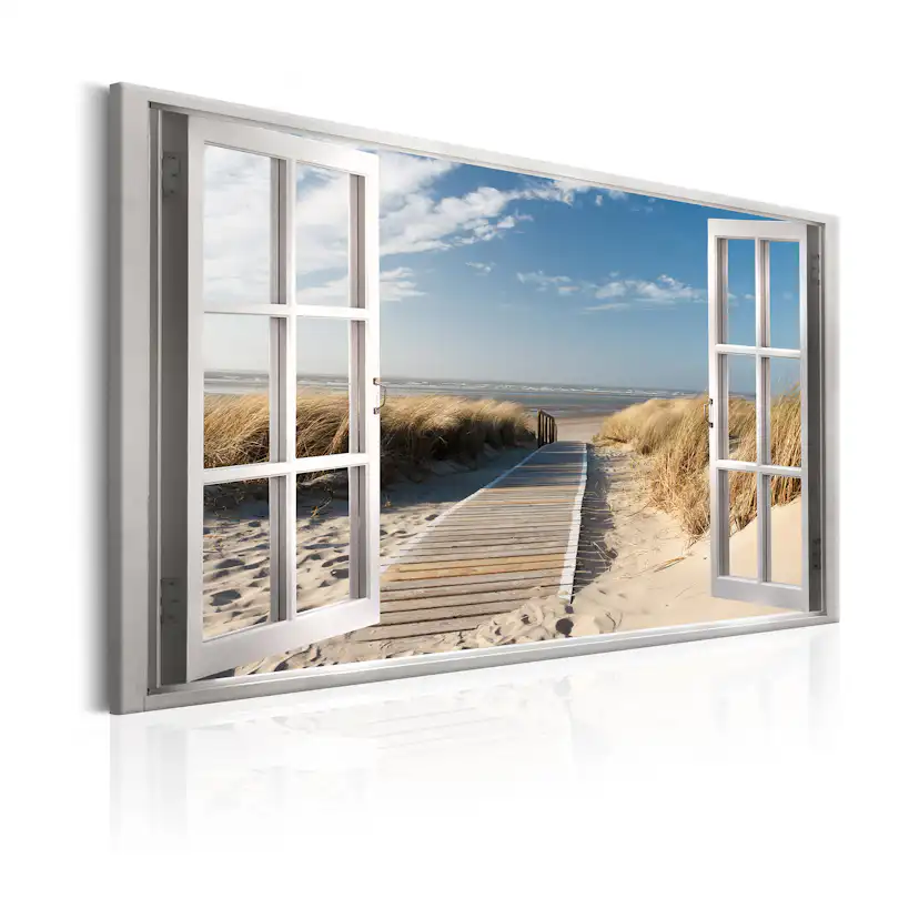 Tavla Arkiio Window View Of The Beach