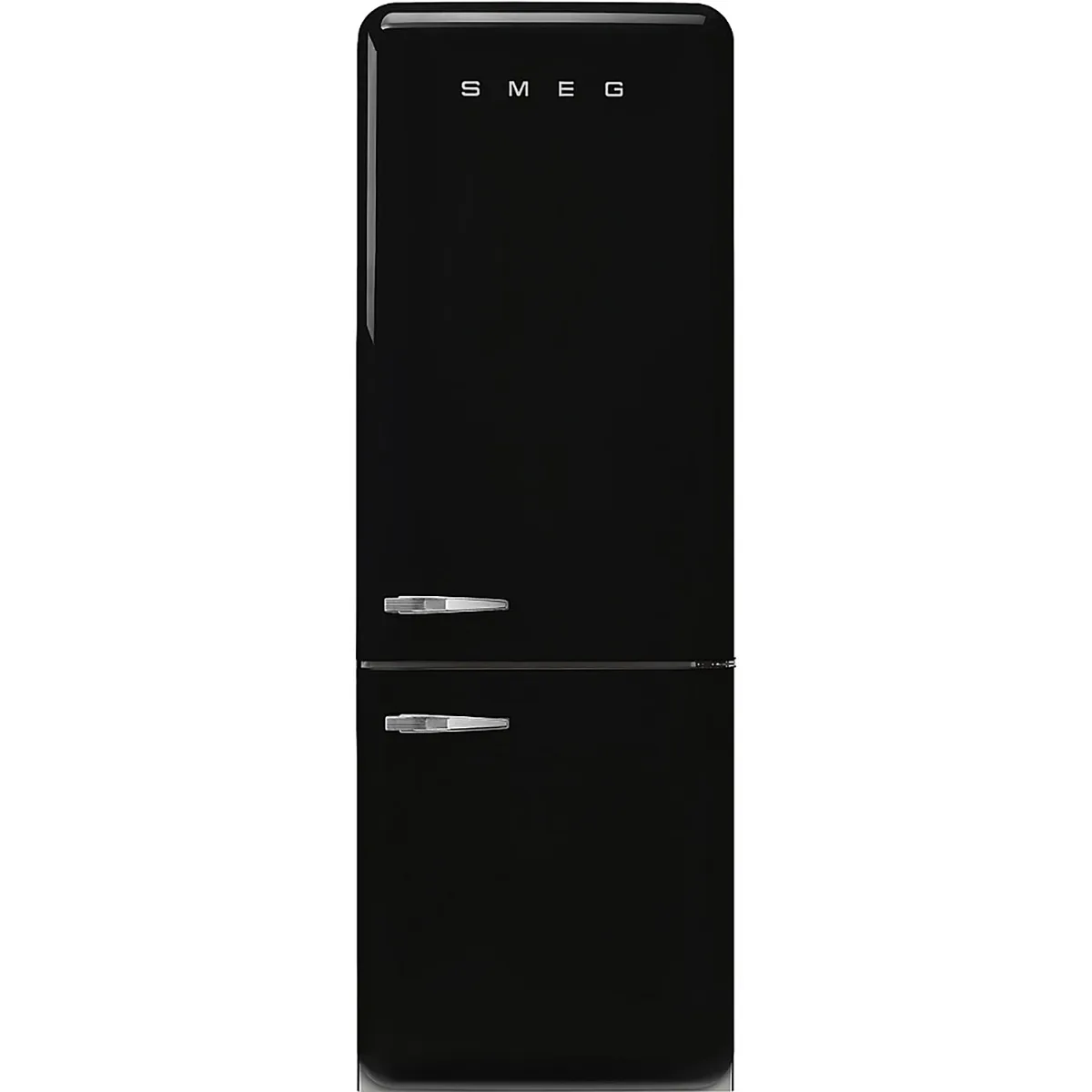 Fristående Kyl/Frys Smeg FAB38RBL6 Retro Svart Högerhängd med No Frost