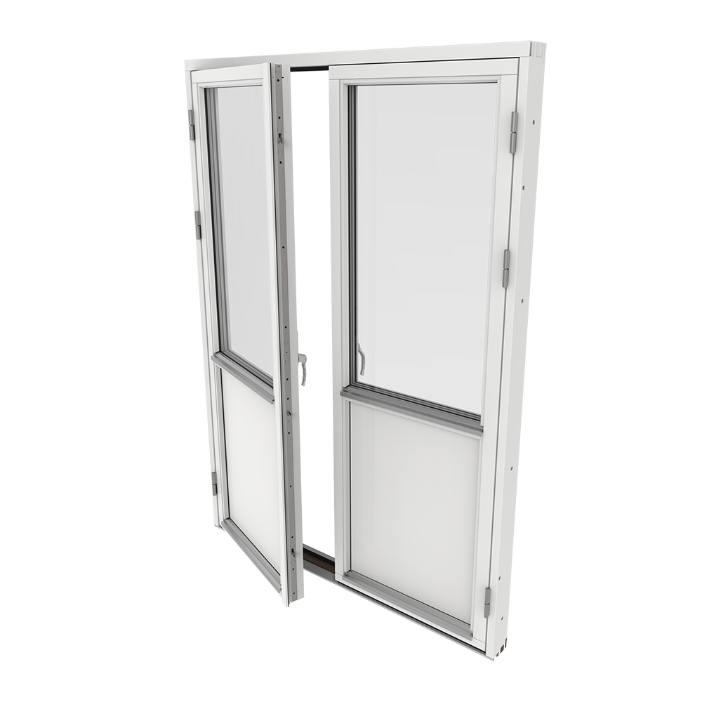 Parfönsterdörr Outline 3-Glas Trä