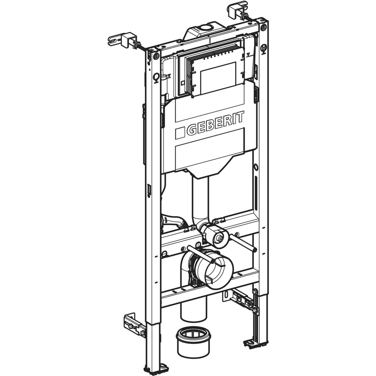 WC-fixtur Geberit Duofix Sigma H112
