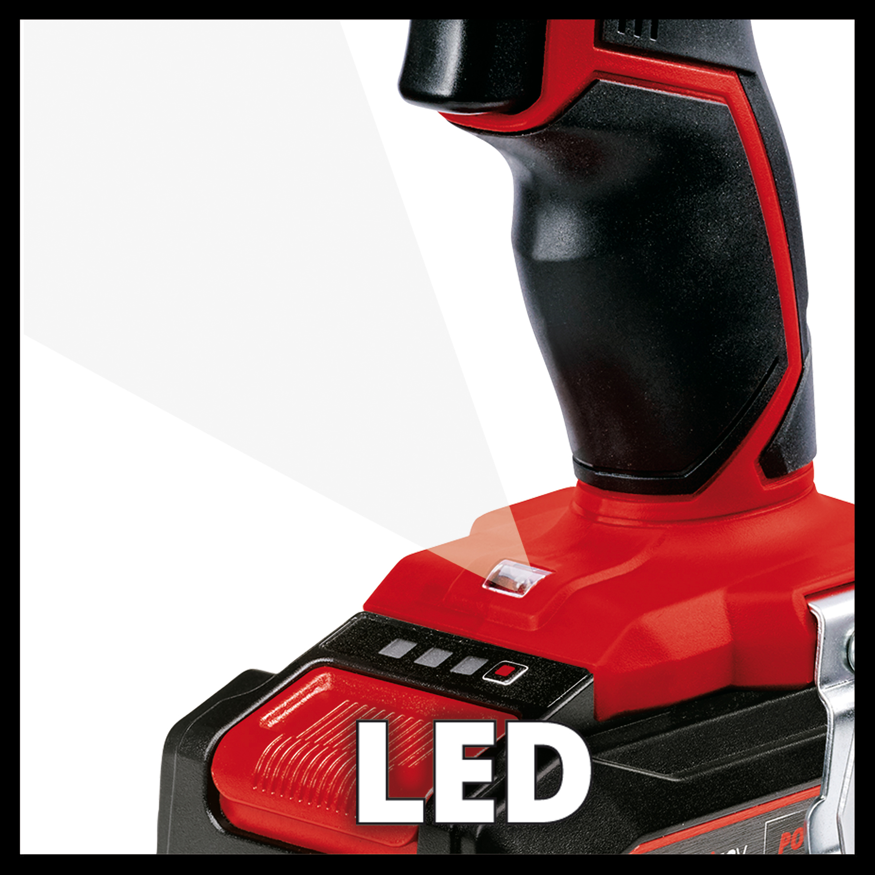 Slagborrmaskinskit Einhell TE-CD 18/2 Li-i med 1x2,5 Ah Batteri och 22 delars  Bit- och Borrset