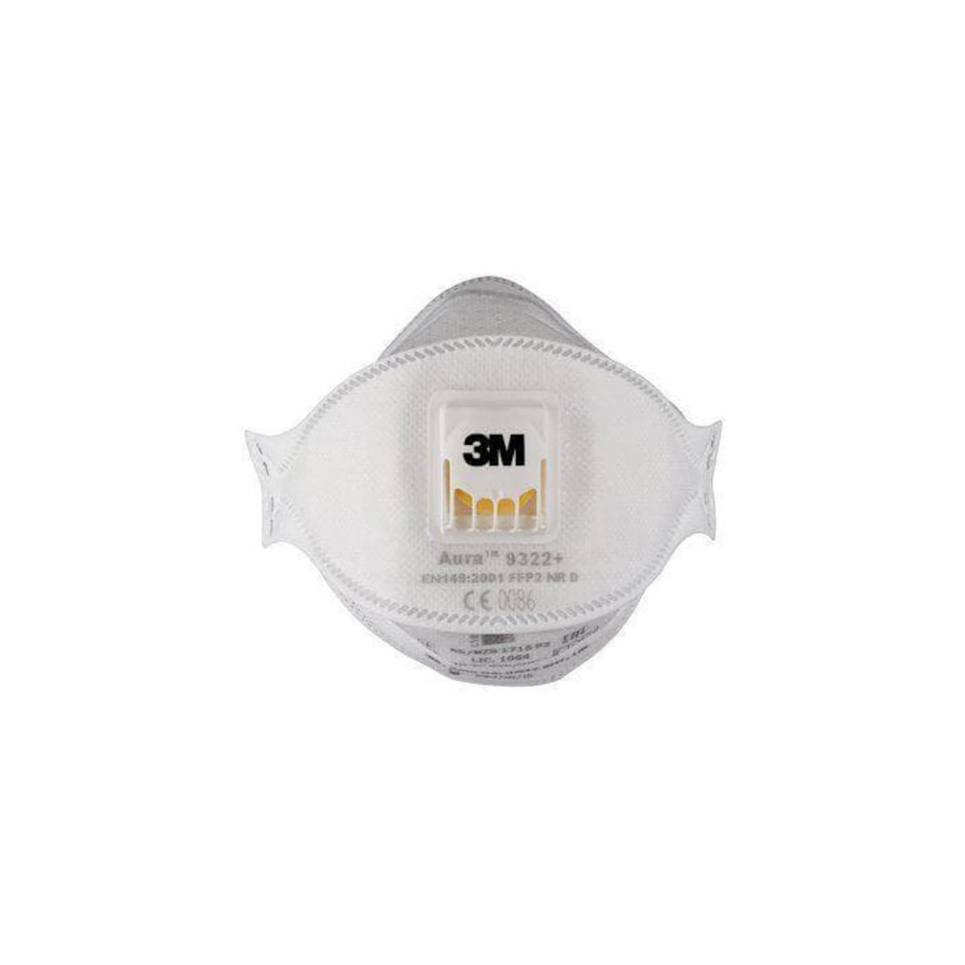 Halvmask 3M 9322B FFP2 Med Utandningsventilation 10-Pack
