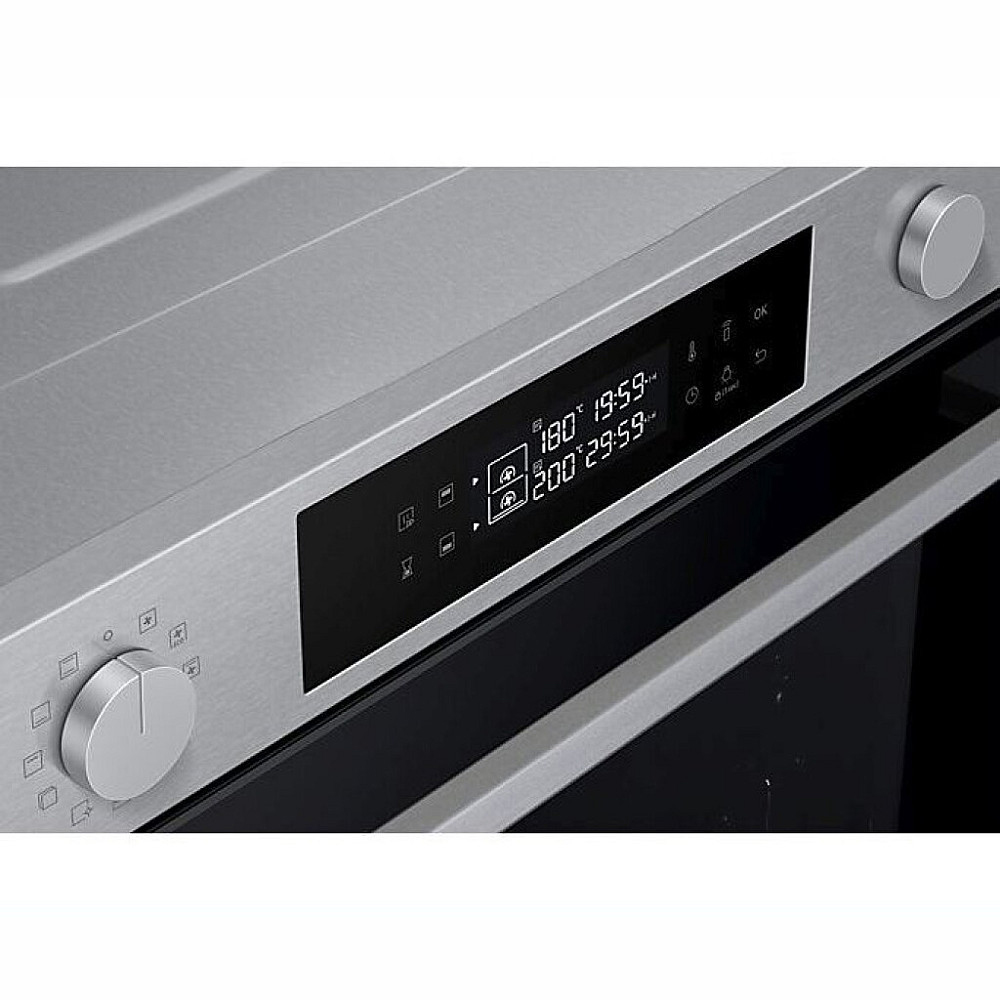 Inbyggnadsugn Samsung Series 4 NV7B44305CS/U1 Rostfri med Dual Cook och Air Sous Vide