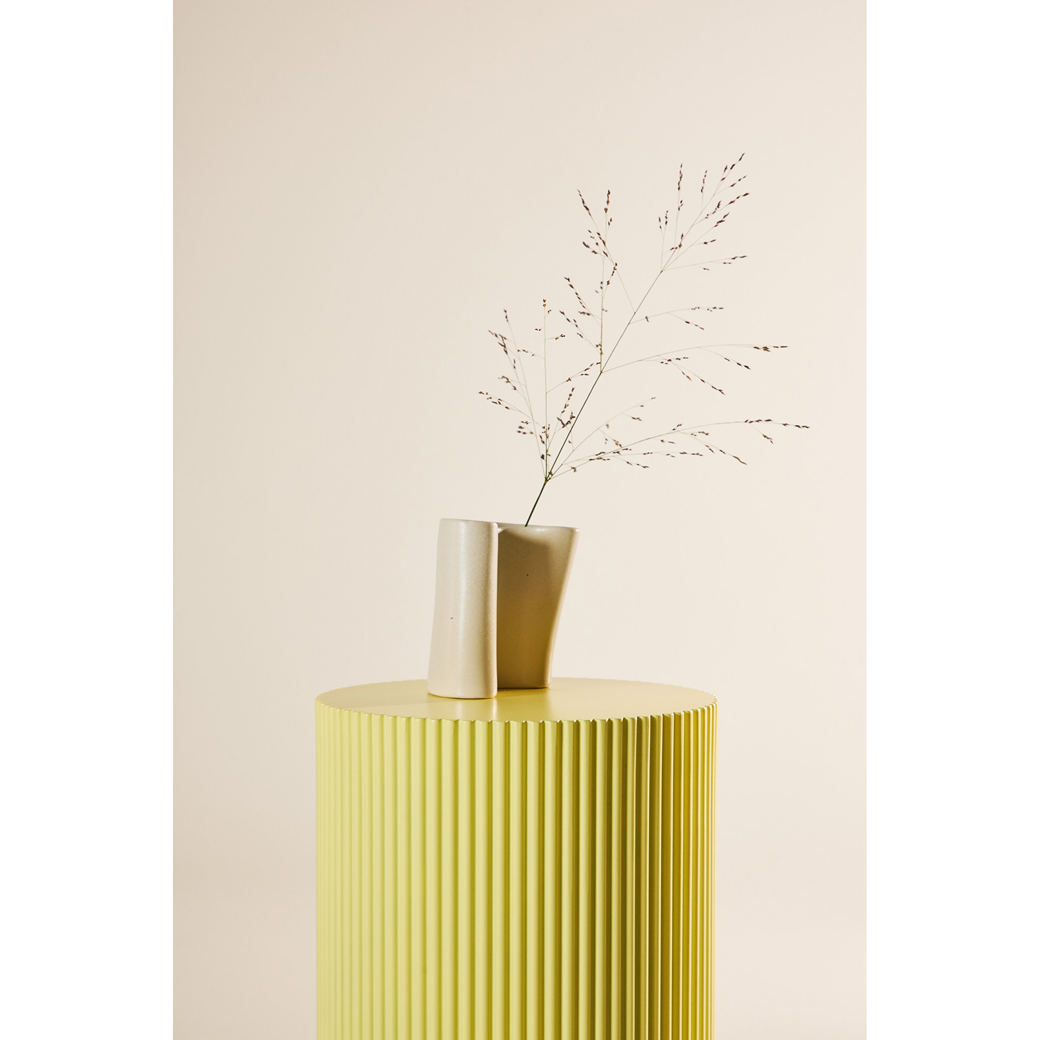 Sidobord Venture Home Lenox Svart Runt Bord/Piedestal Ø30,5cm