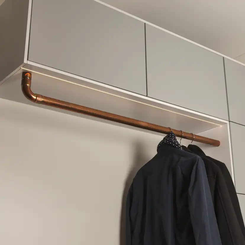 Profil Hide-a-lite Micro T Aluminium 1 m