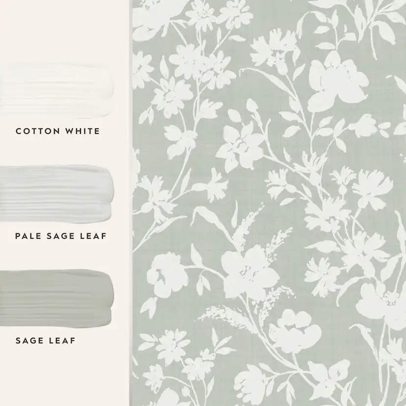 Tapet Laura Ashley Rye Sage Grön 119855