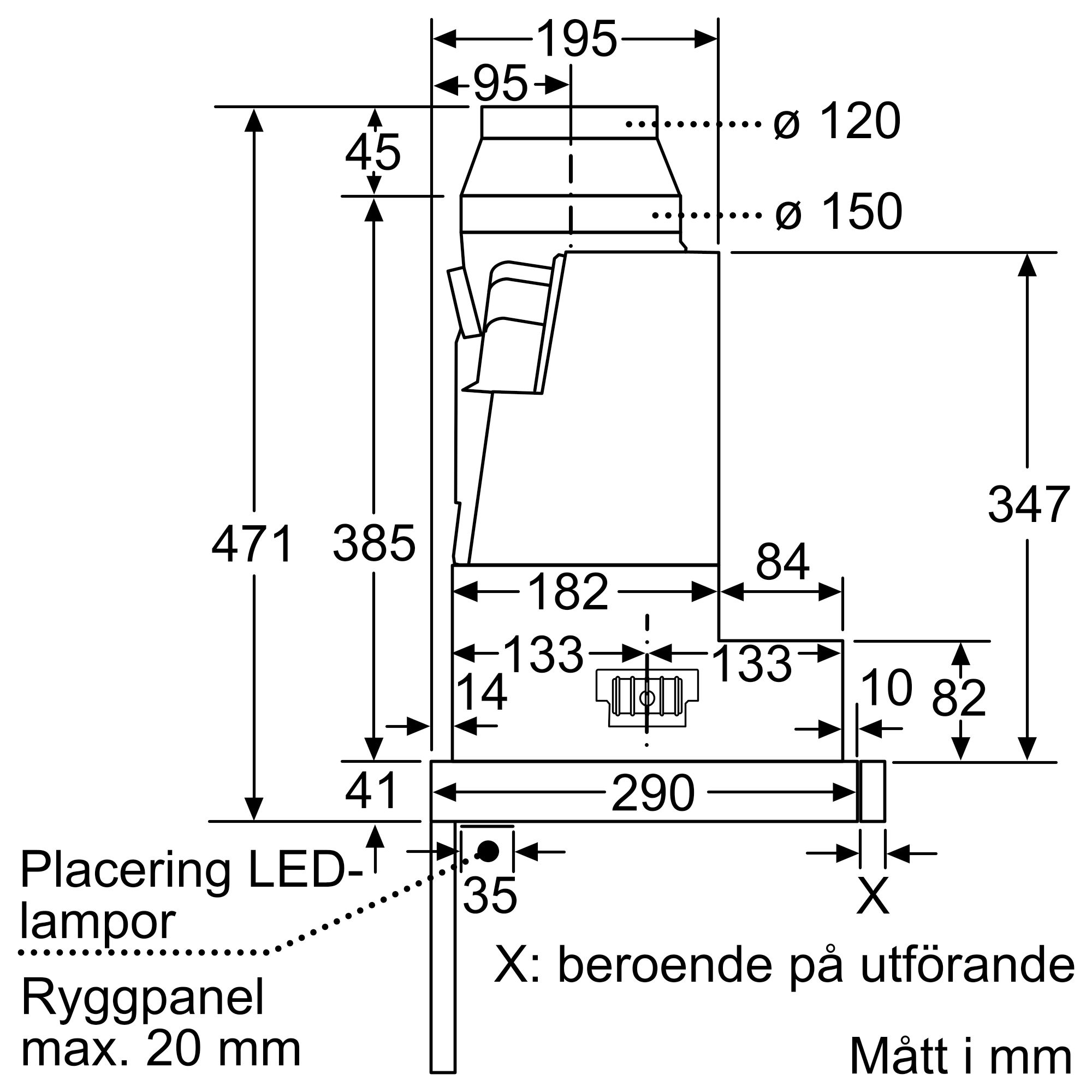 Köksfläkt Bosch DFS097A51