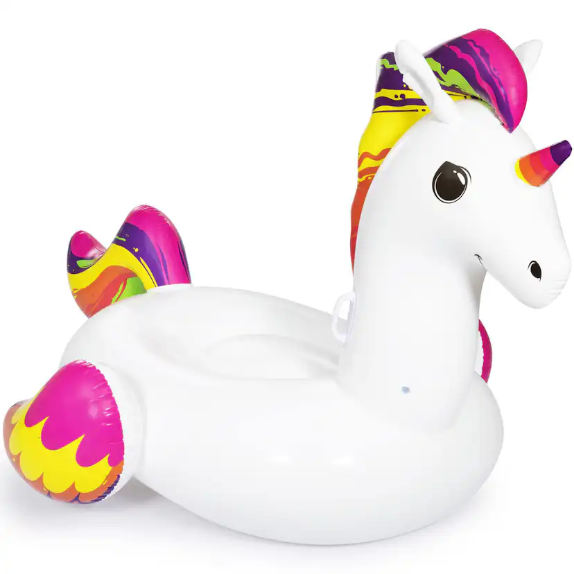 Badmadrass Bestway Supersized Unicorn Ride-On 224 x 164 cm