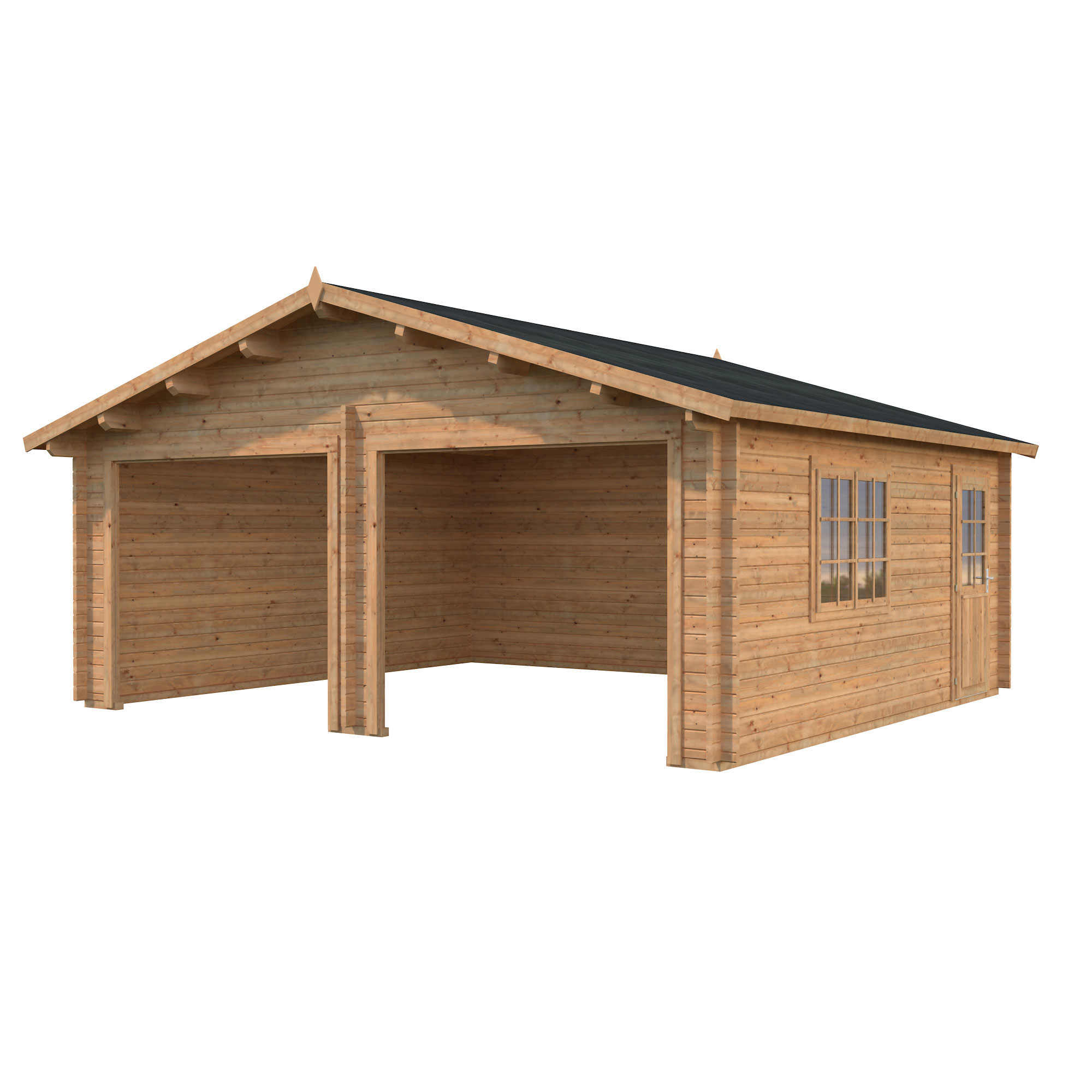 Roger 28,4 m2 kit Brun dippad