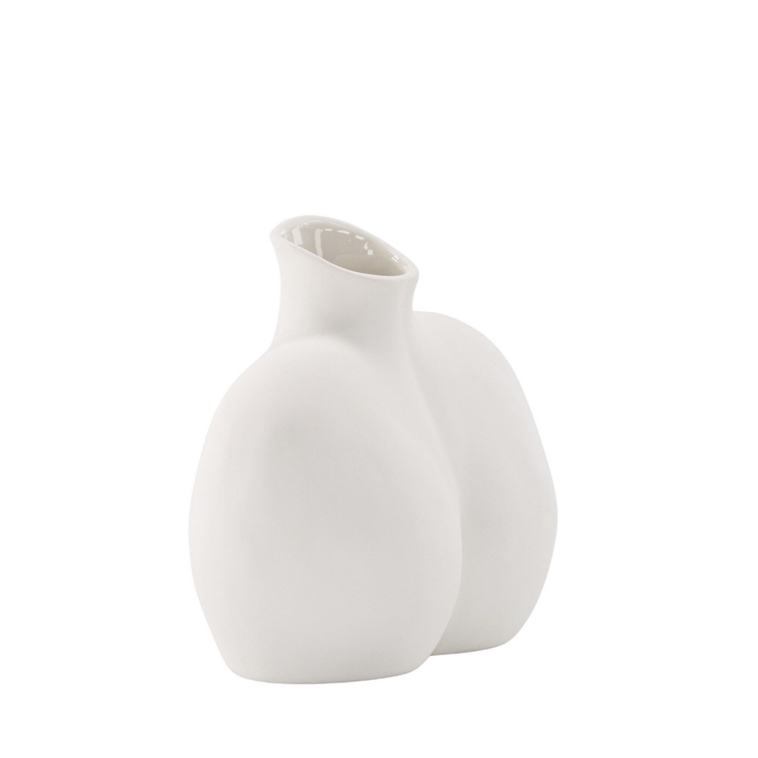 Harvey Vase - Offwhite - 17*10*15Hcm Vit