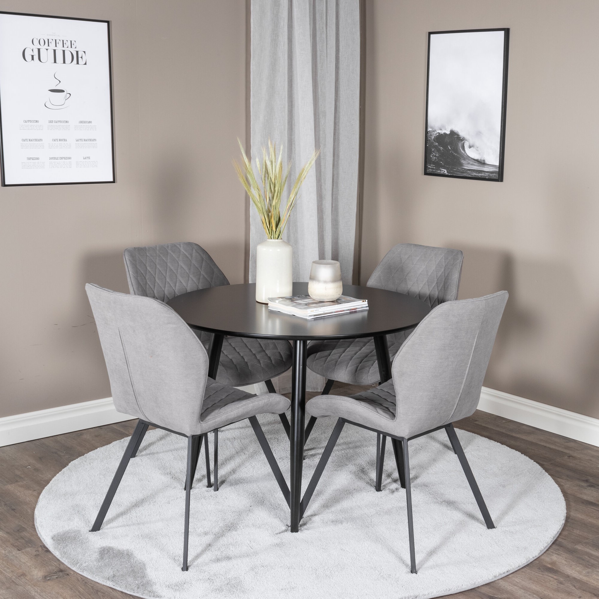 Matgrupp Venture Home Plaza med 4st Gemma Stolar