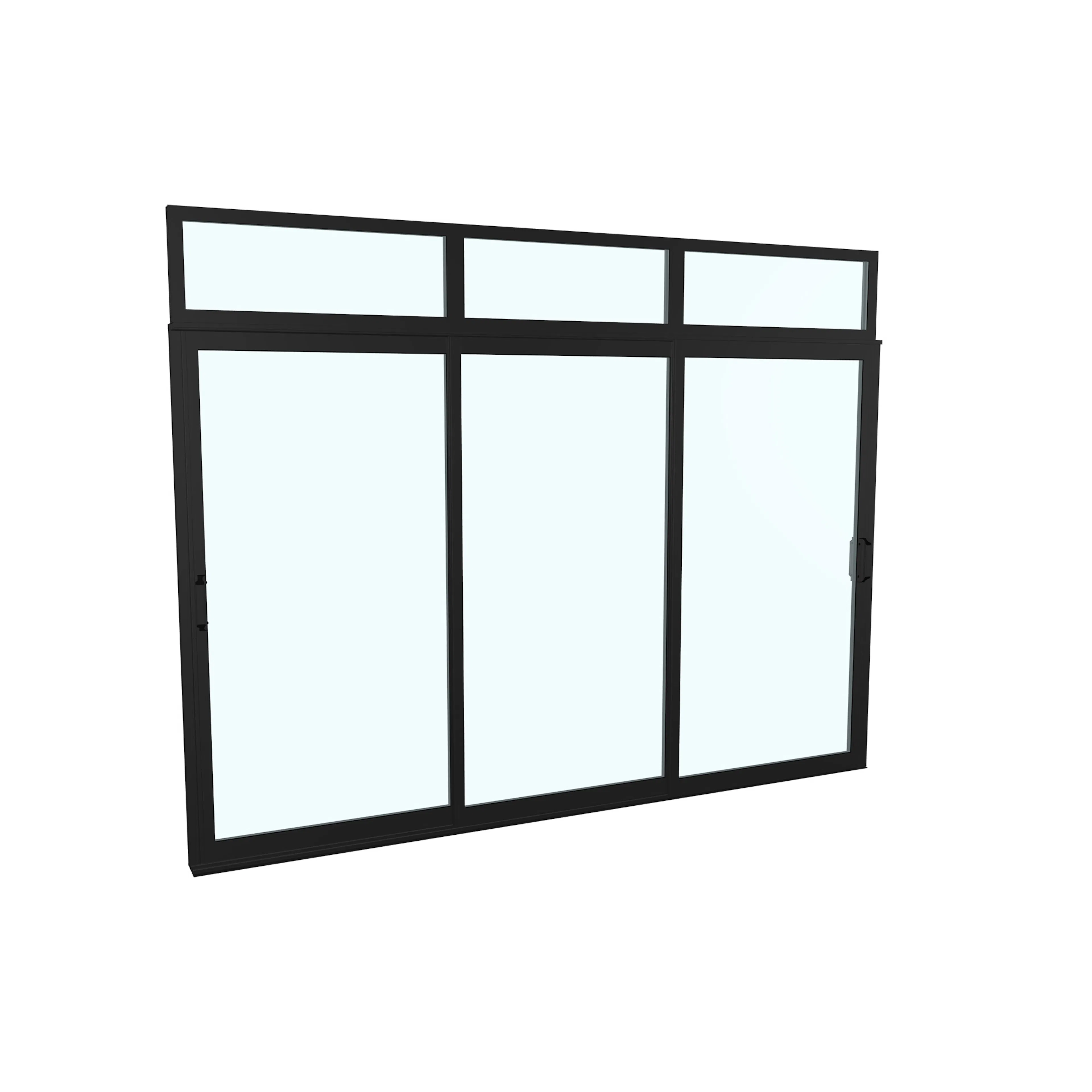 Skjutdörr med Överljus Landskap Robust Vår och Höst 3-del