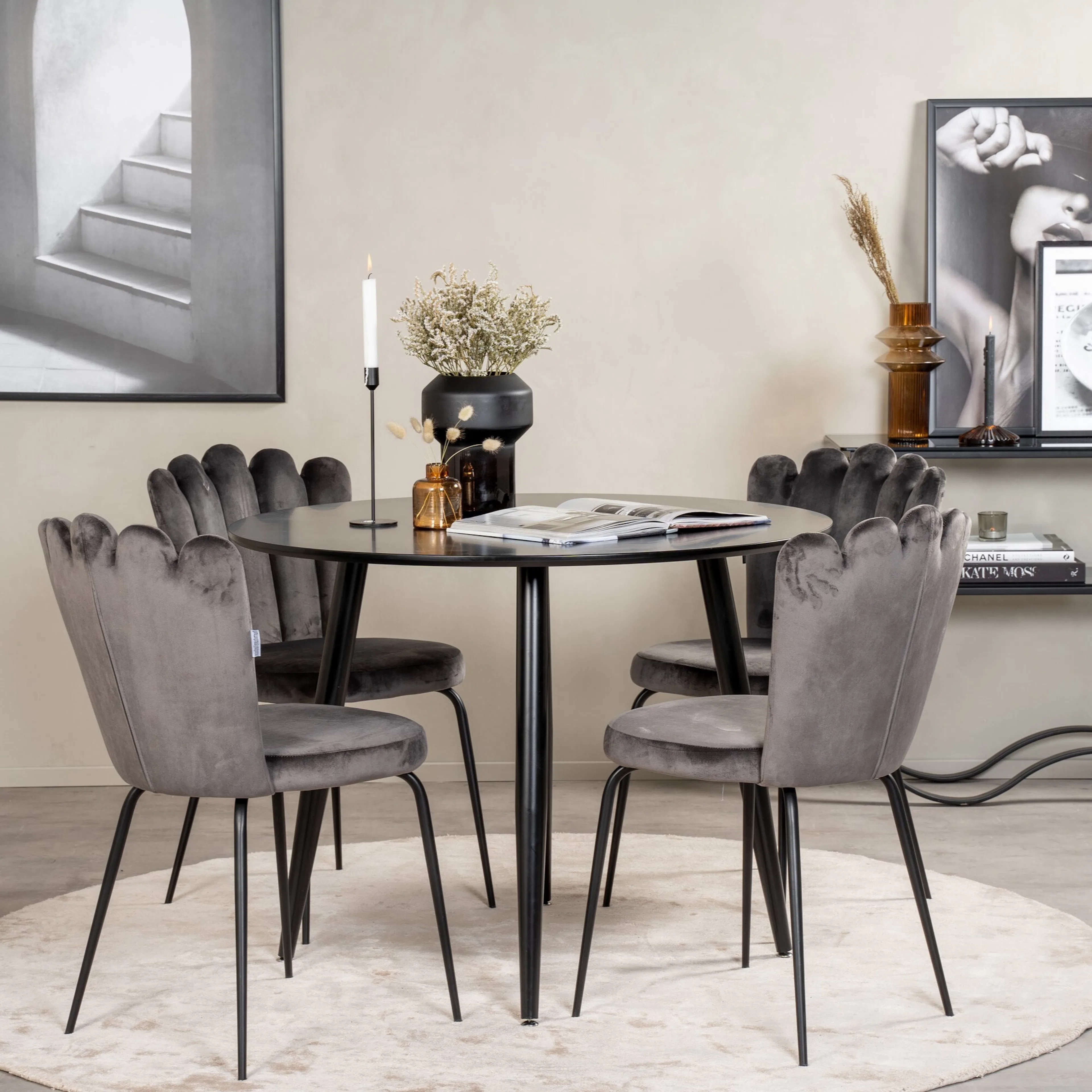 Matgrupp Venture Home Plaza med 4st Limhamn Stolar