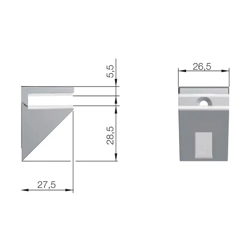 Hyllbärare Kalabrone Mini rf-look