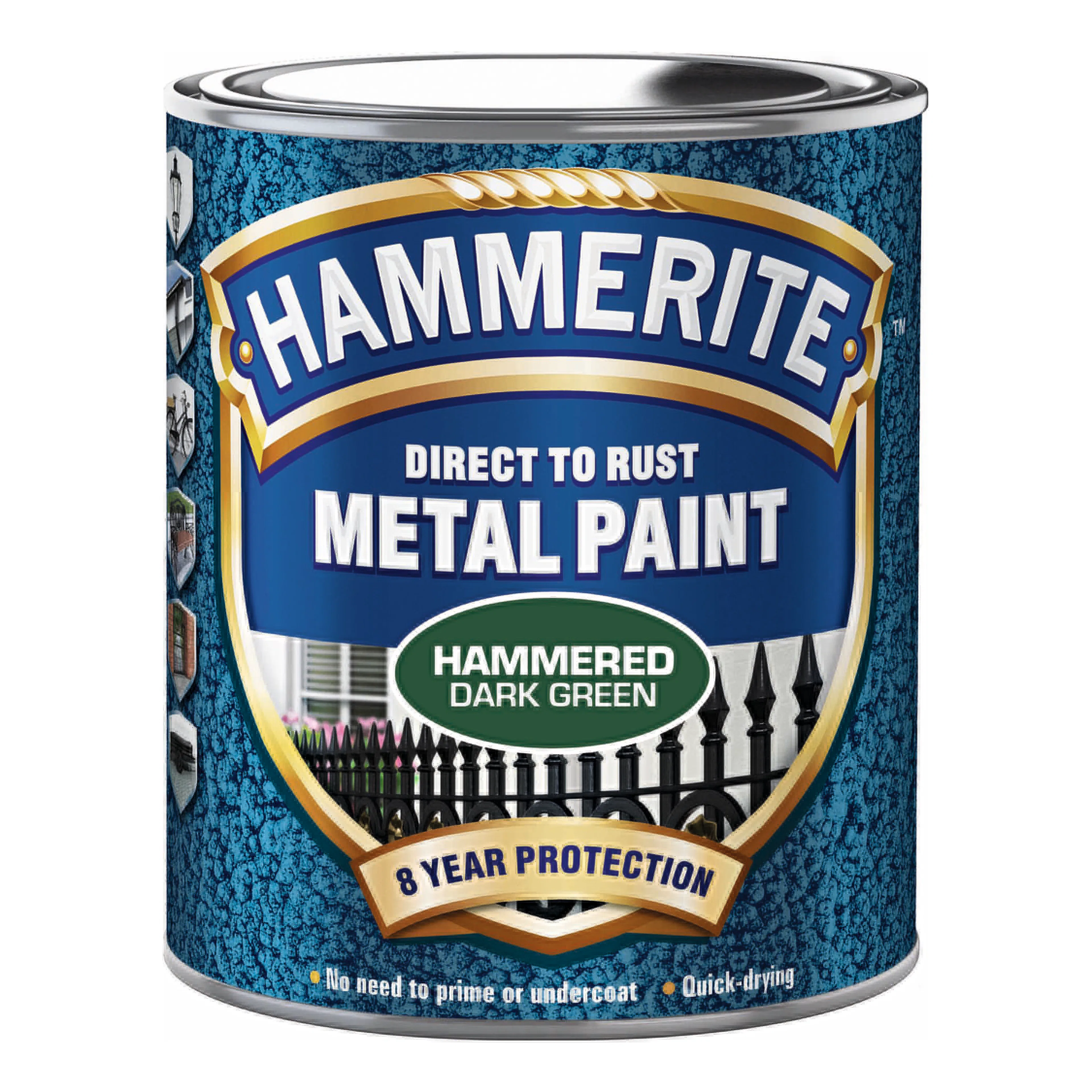 Rostskyddsfärg Hammerite Hammarlack Mörkgrön 750ml