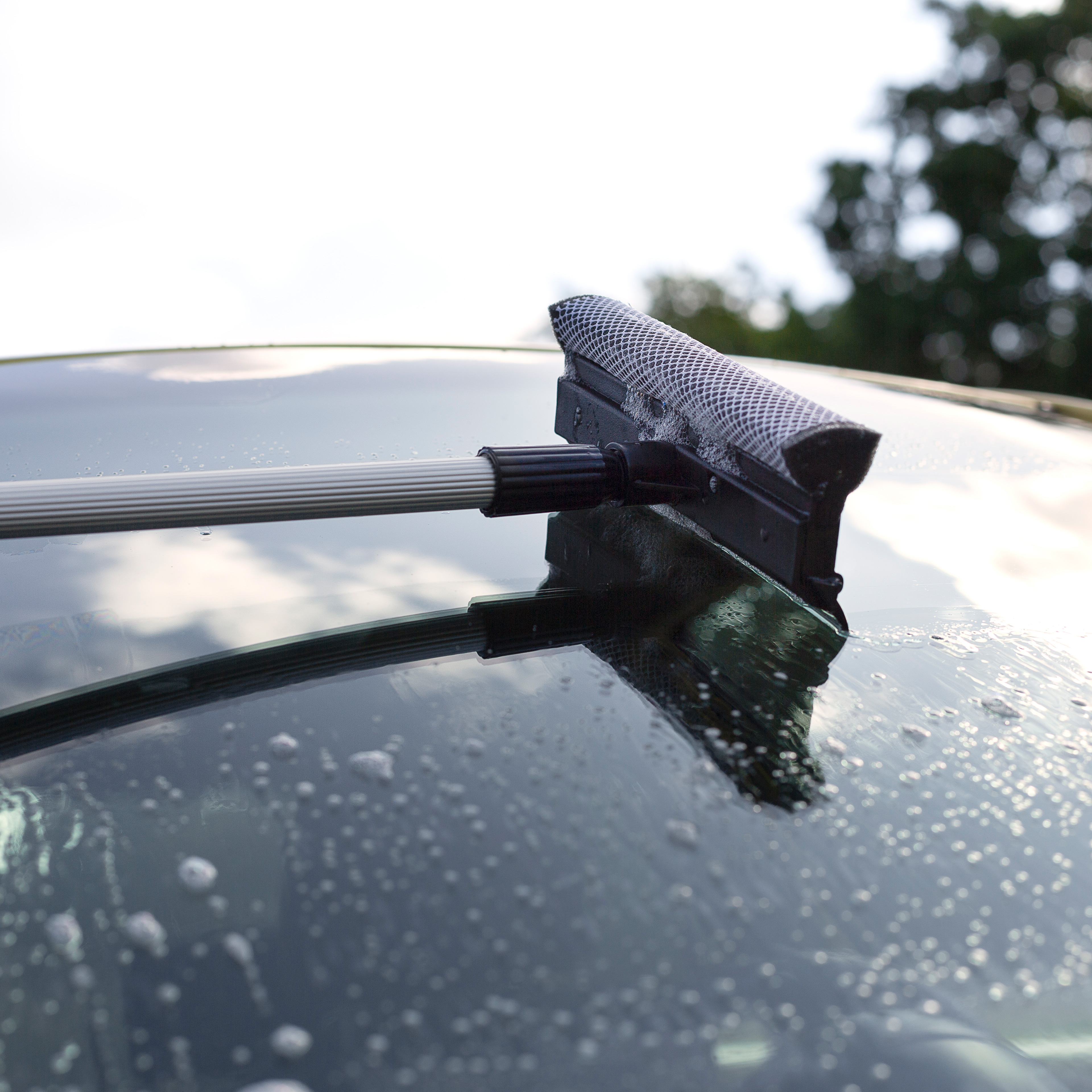 Fönsterskrapa Vikan Skrapa m/Teleskopskaft Svart 710 mm