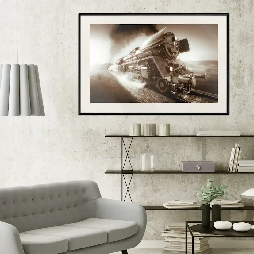 Poster Artgeist Affisch Locomotive
