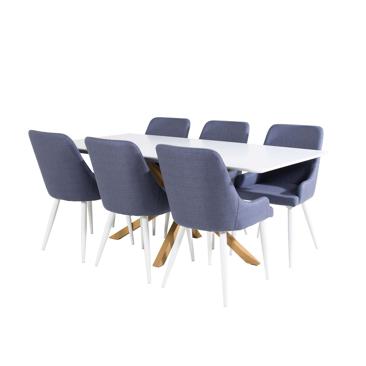 Matgrupp Venture Home Piazza med 6 Plaza stolar