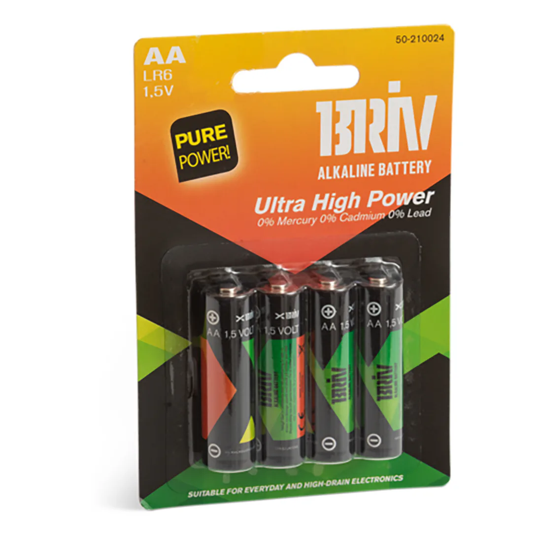 Batteri Briv LR6 AA 4-Pack