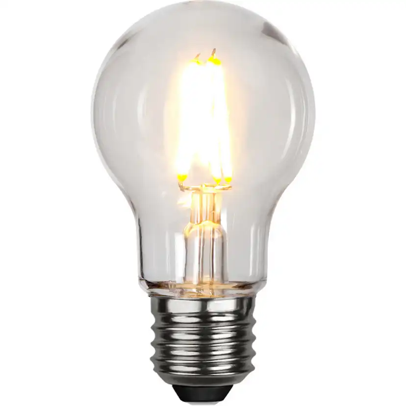 LED-lampa Star Trading Filament E27 A55 Outdoor Lighting PC Cover 2,4W