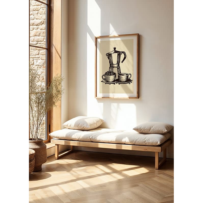 Poster Gallerix Old Italian Coffee Maker