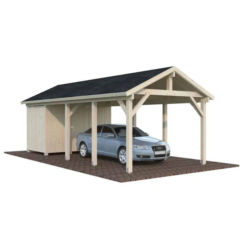 Robert 23,1 m2 with shed BNDIP Impregnerad brun