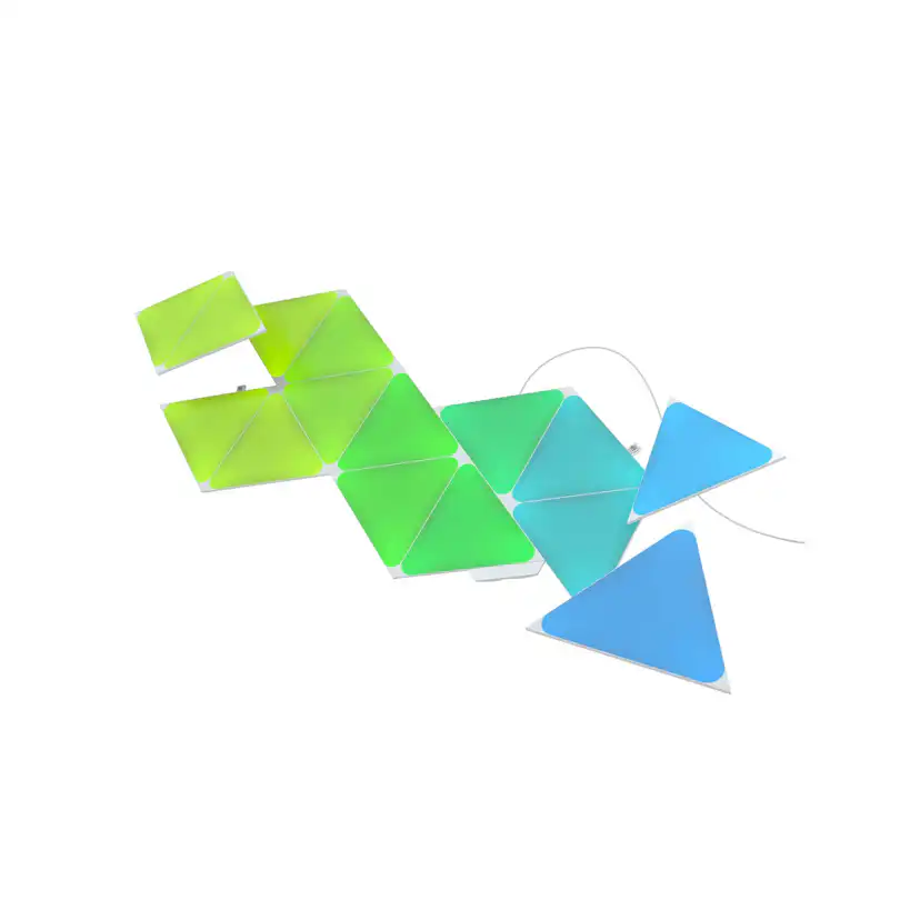 Belysningssystem Nanoleaf Shapes Triangels Startkit 15-pack