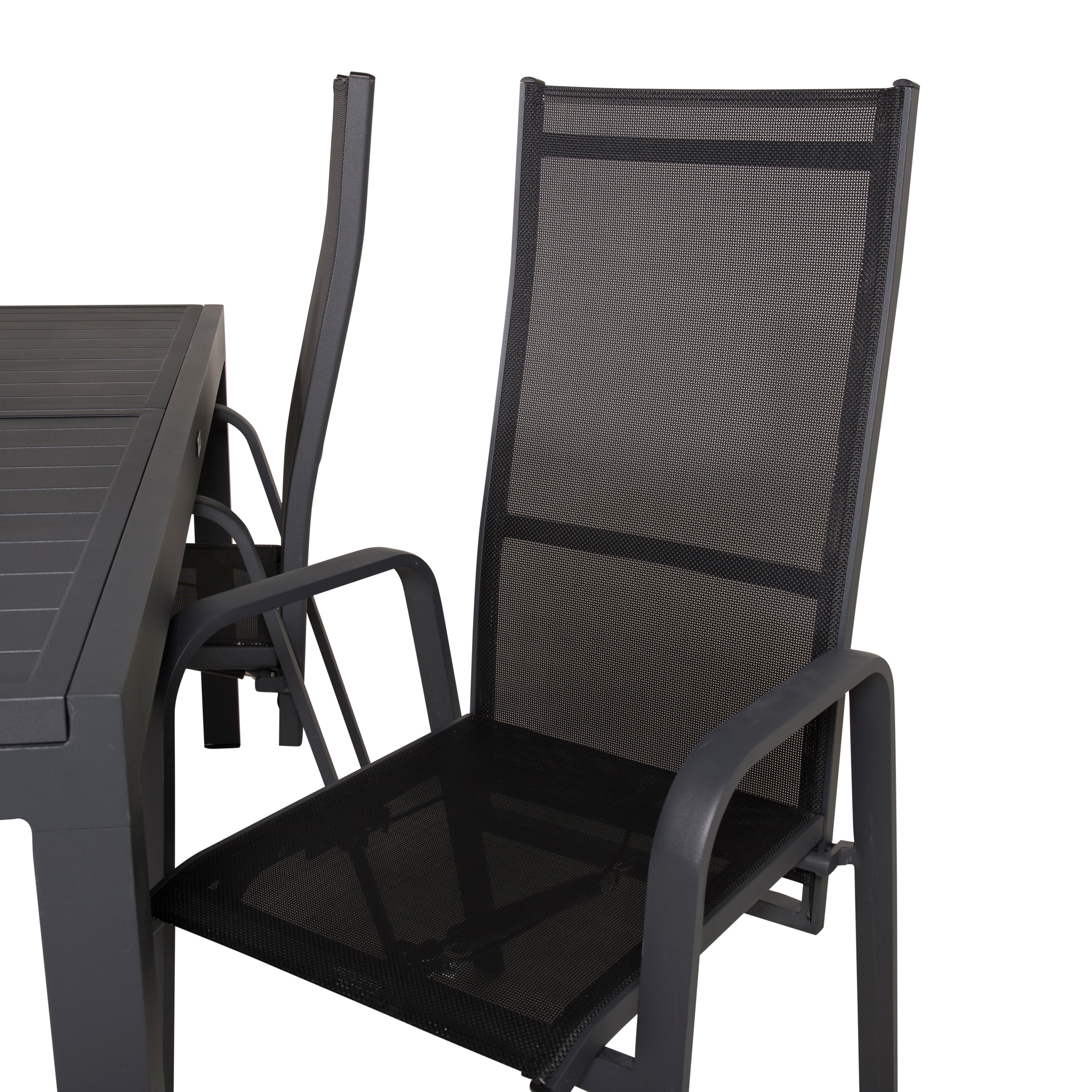 Matgrupp Venture Home Madrid 160/240 med 4 Copacabana Stolar