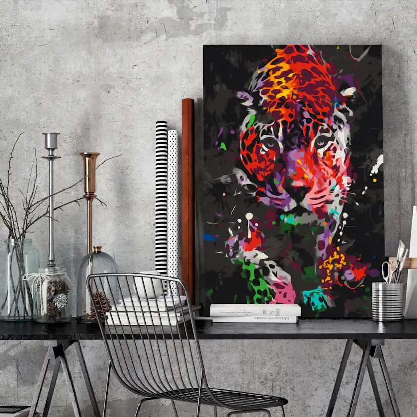 Gör-det-själv Målningar Arkiio Spotted Leopard