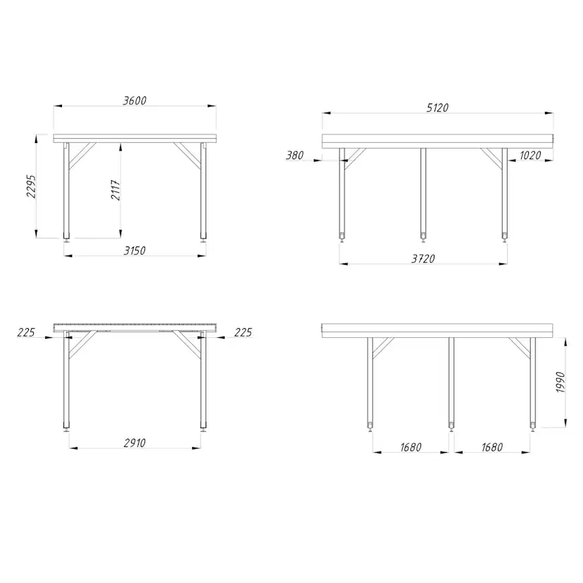 Carport Palmako Karl 11,7 m2