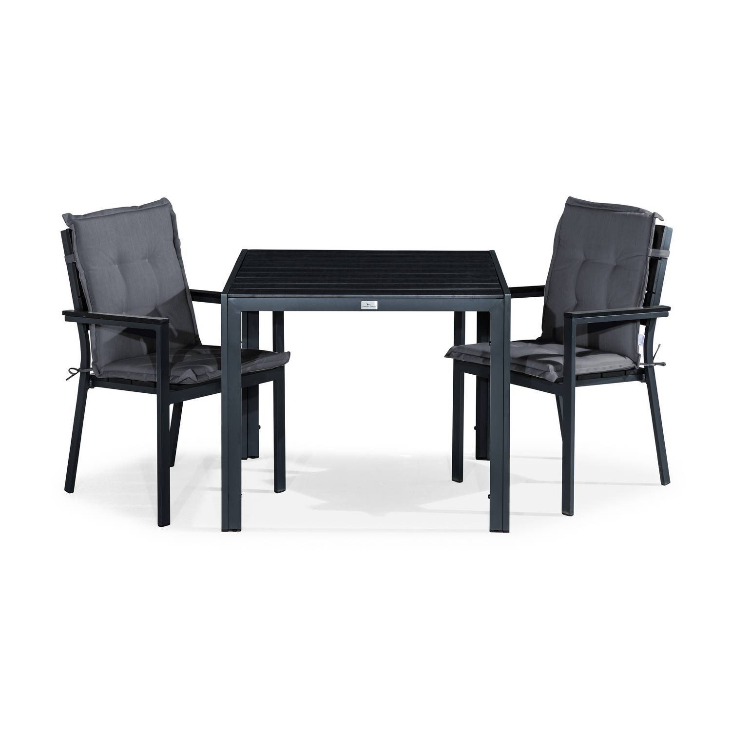 Matgrupp Comfort Garden Tunis Matgrupp Utomhus 90x90 med 2 Stapelstolar m Dyna