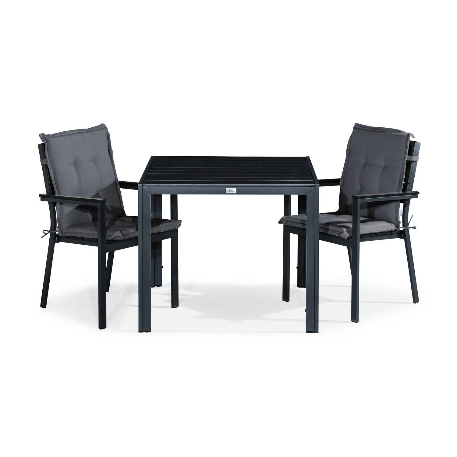 Matgrupp Comfort Garden Tunis Matgrupp Utomhus 90x90 med 2 Stapelstolar m Dyna