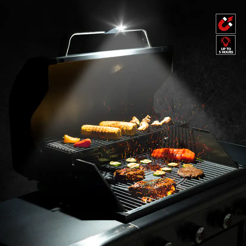 LED-Lampa Landmann Magnetisk För Grill