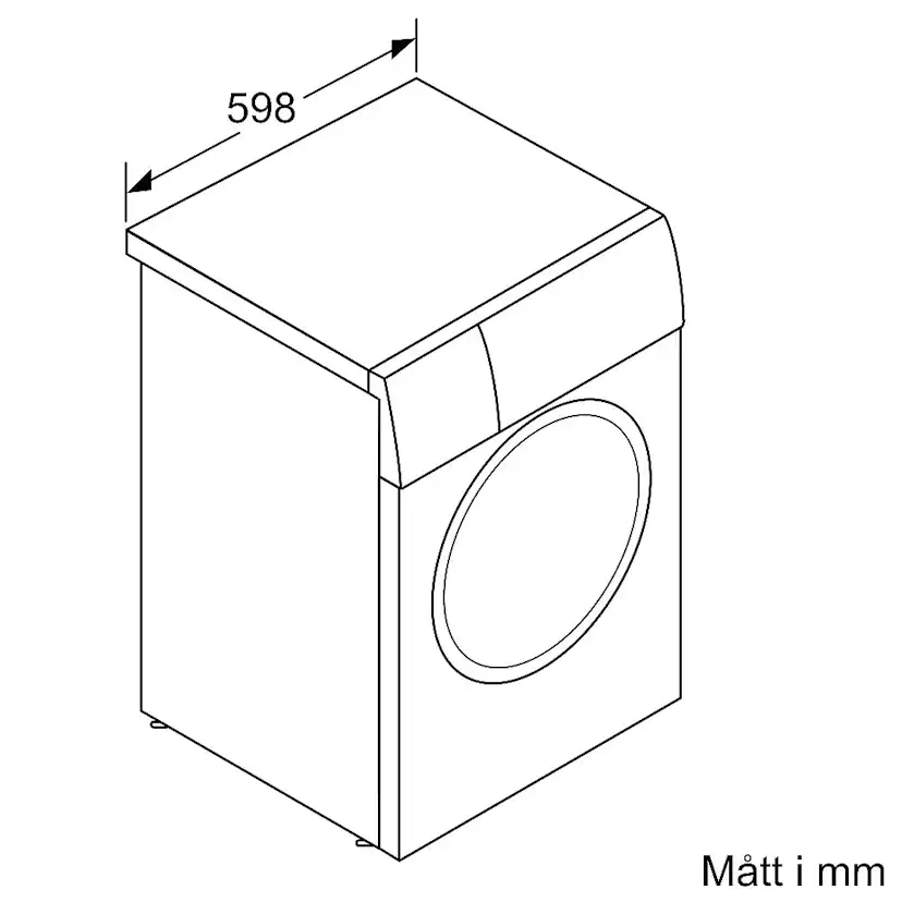 Tvättmaskin Bosch WGB254A0SN Serie 8