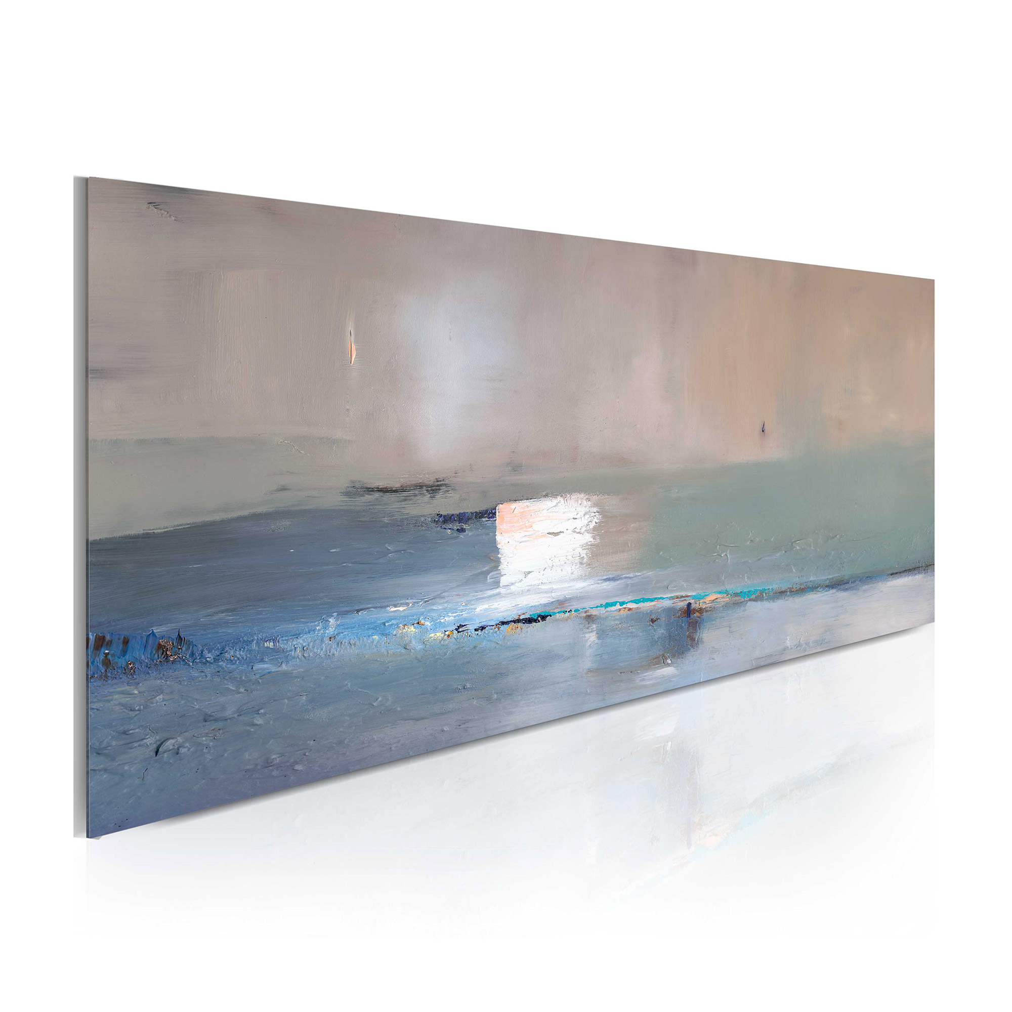 Handmålad Tavla Arkiio  Första Vågen 100x40